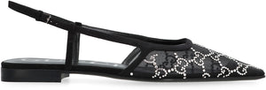 Pointy-toe slingback ballet flats-1